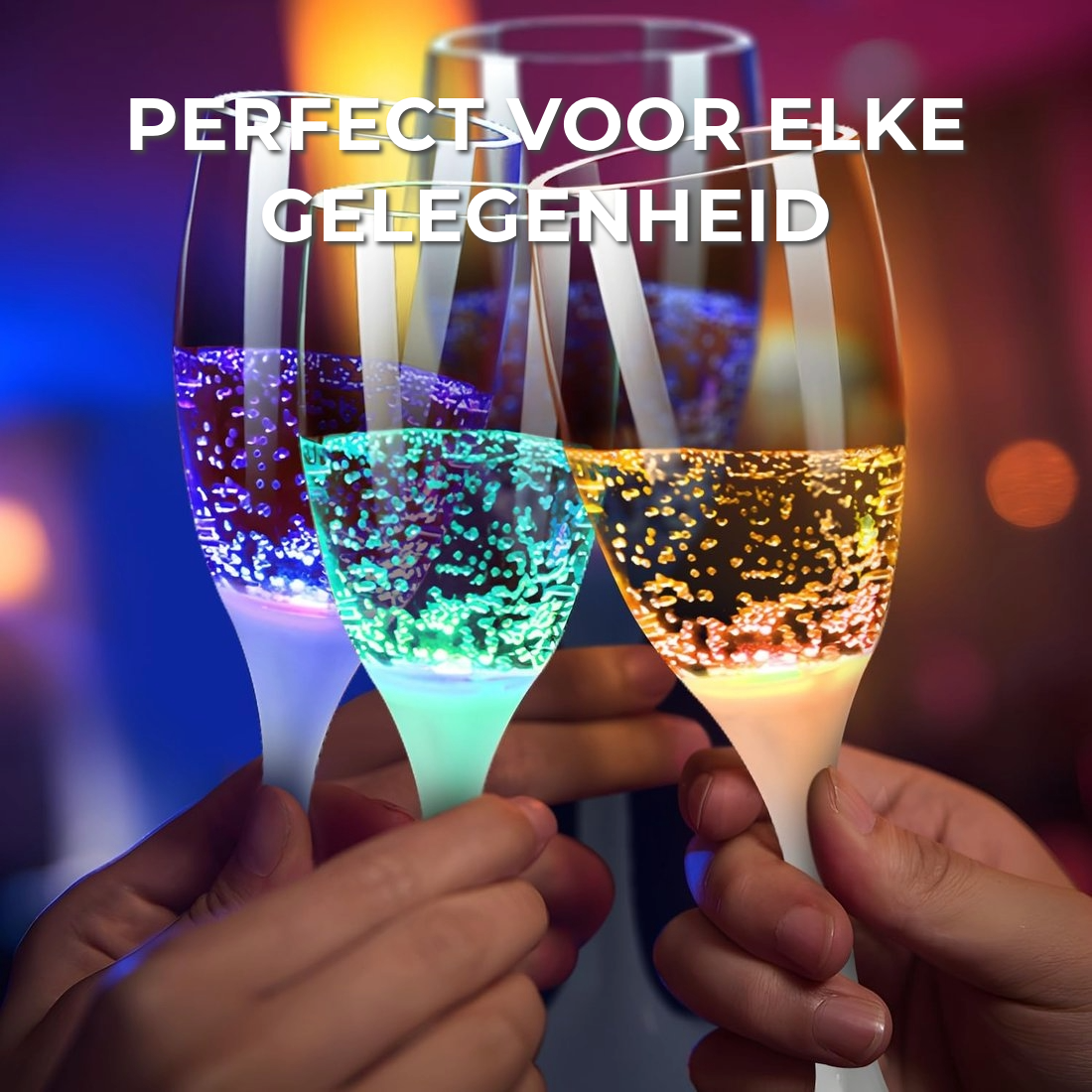 LED Champagneglas