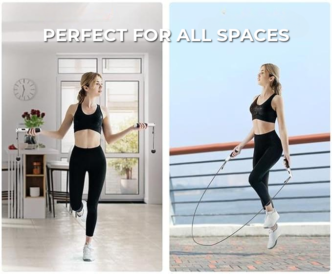Multifunctional 2-in-1 Skipping Rope