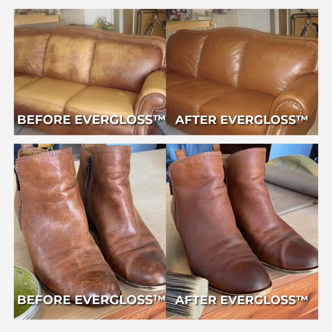 EverGloss™ – Leather & Wood Repair Balm + Brush