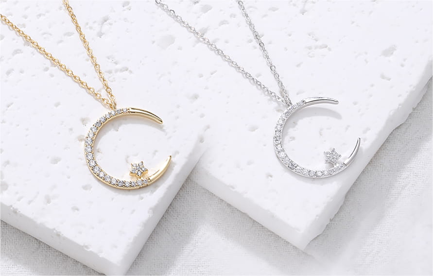 Moon & Star Necklace