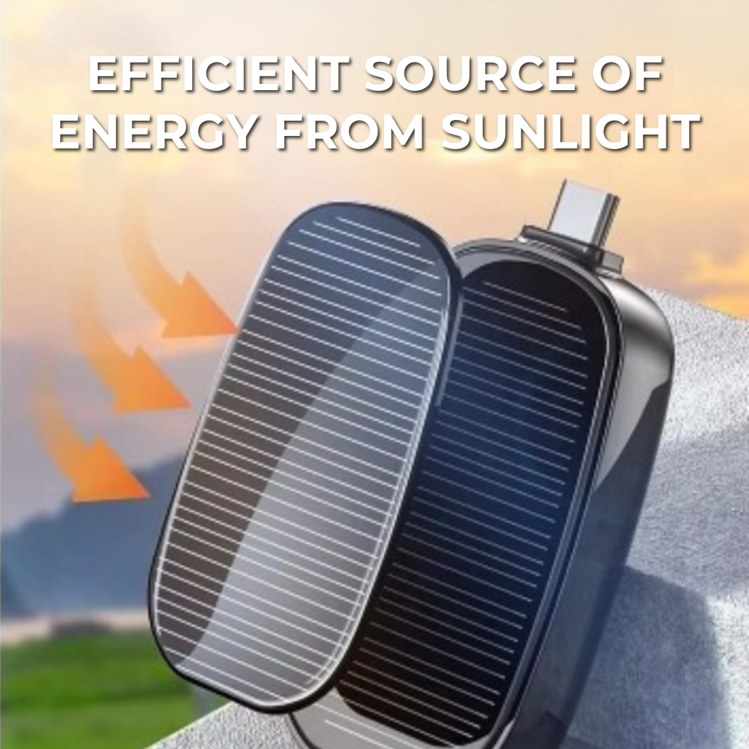 Mini Wireless Power Bank | Solar Energy