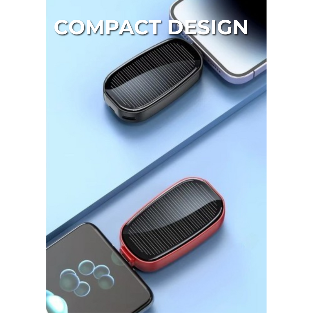 Mini Wireless Power Bank | Solar Energy